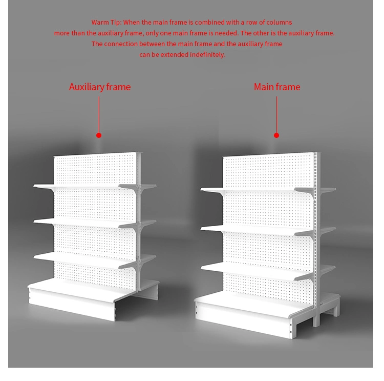 Design Werbung Shopping Regal Shop Rack Gondola Regale Supermarkt Display Einlegeböden