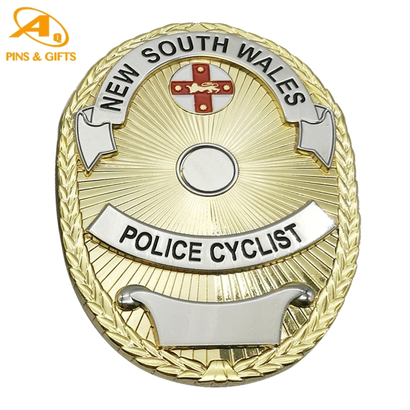 Promotional Items Enamel Pin Original Factory Customized 3D Metal Metal Custom Security Police Badges