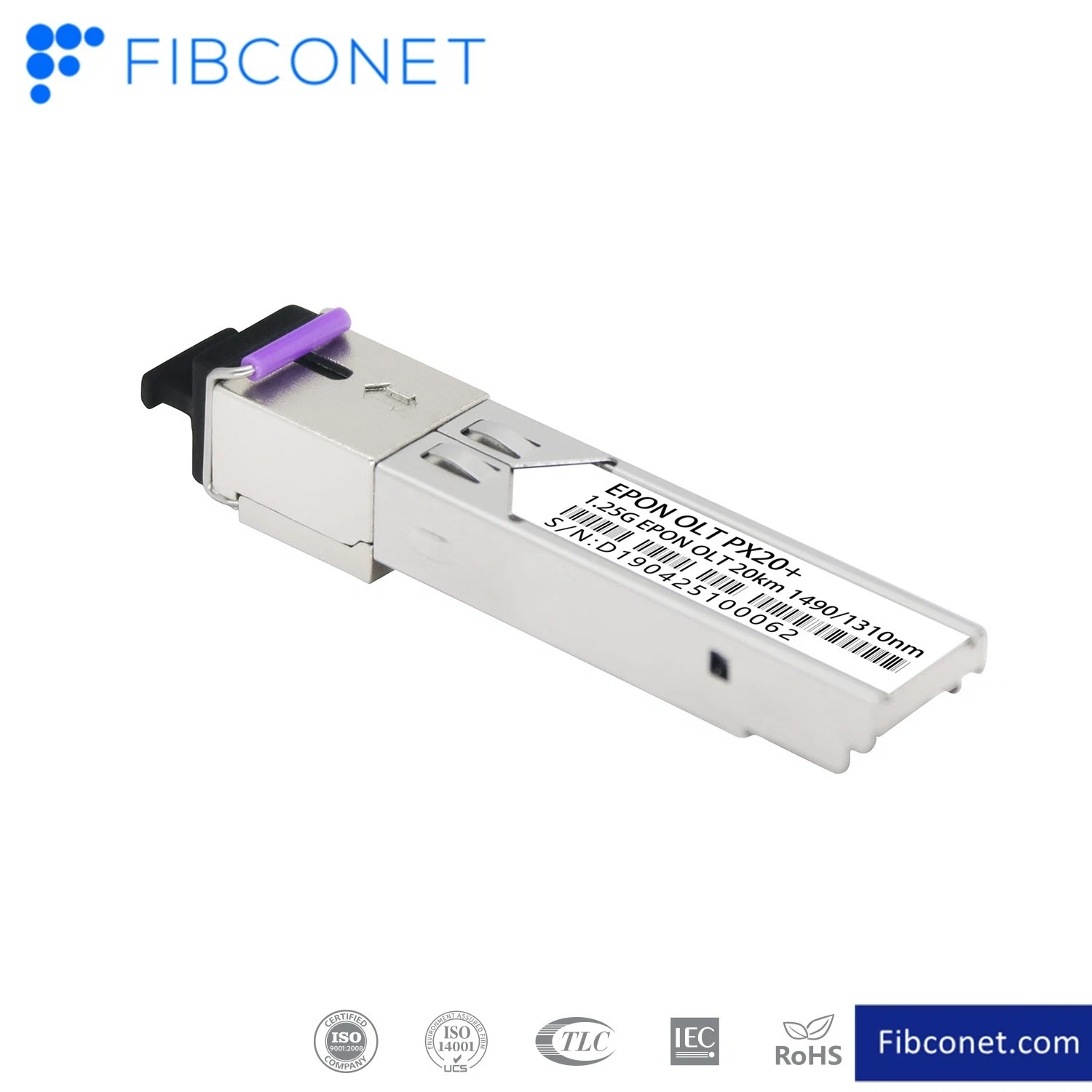 FTTH 1,25 gbps 10km 20km SM 1310nm émetteur-récepteur SFP