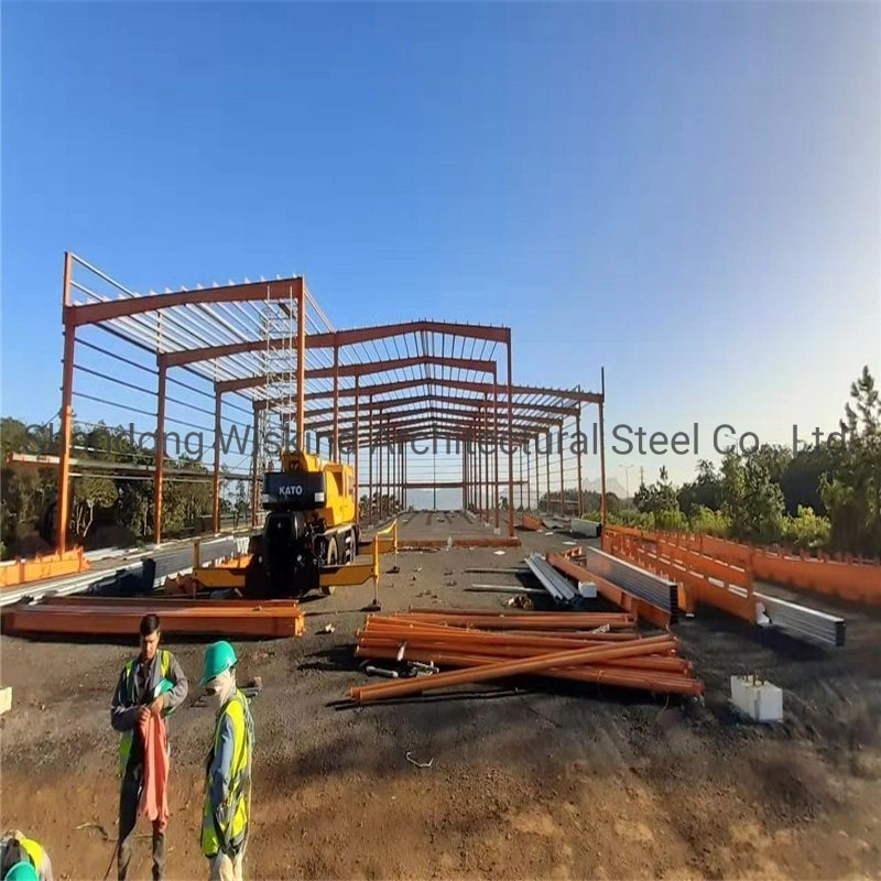 2022 Metal Prefab Steel Fabrication Structure for Garage Shed