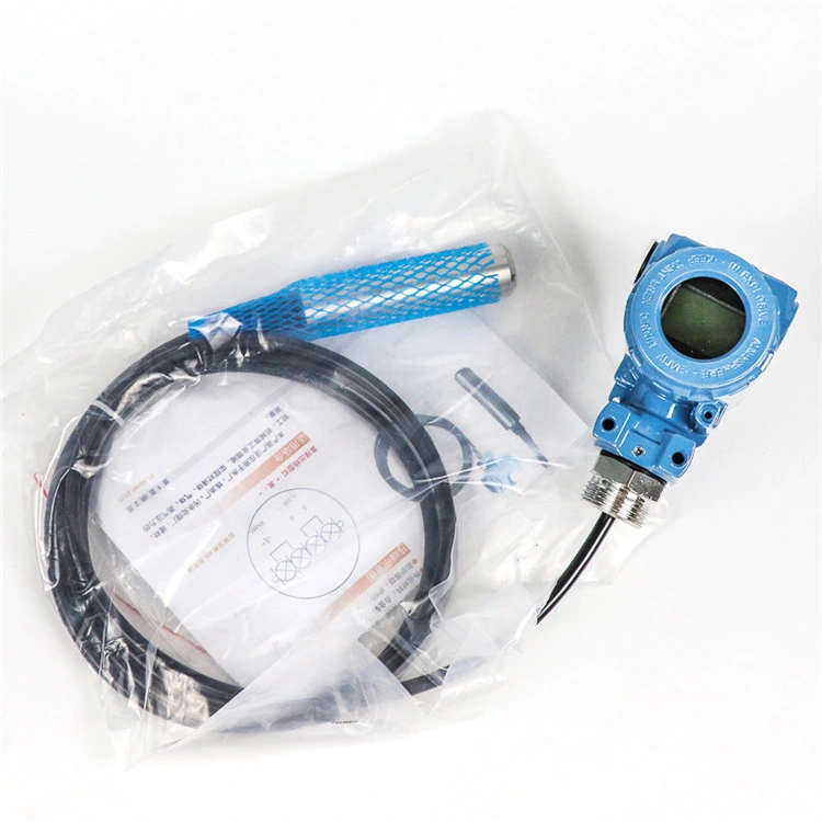 DC24V 4-20mA Liquid Level Sensor, Throw-in Type Water Level Sensors Anti - Bending 0-5m Range Depth Input Liquid Level Transmitter