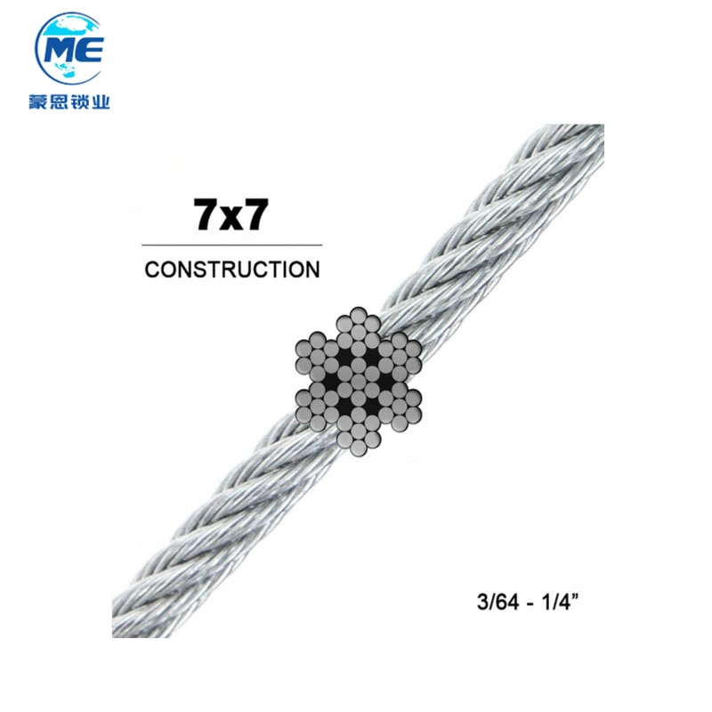 304 Stainless Steel Wire Rope Electric Ropeway Guardrail Industrial Agricultural