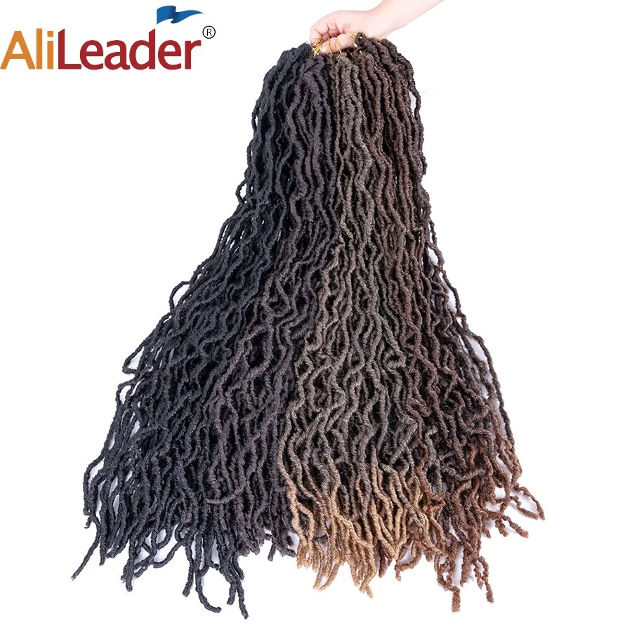 Wholesale Crochet Braids Goddess Faux Locs with Synthetic Hair