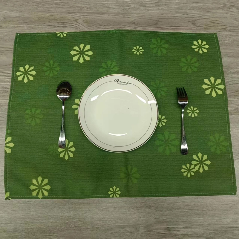 Custom Designed Natural Cotton Placemats, Tablecloth, for Kitchen Dining Table