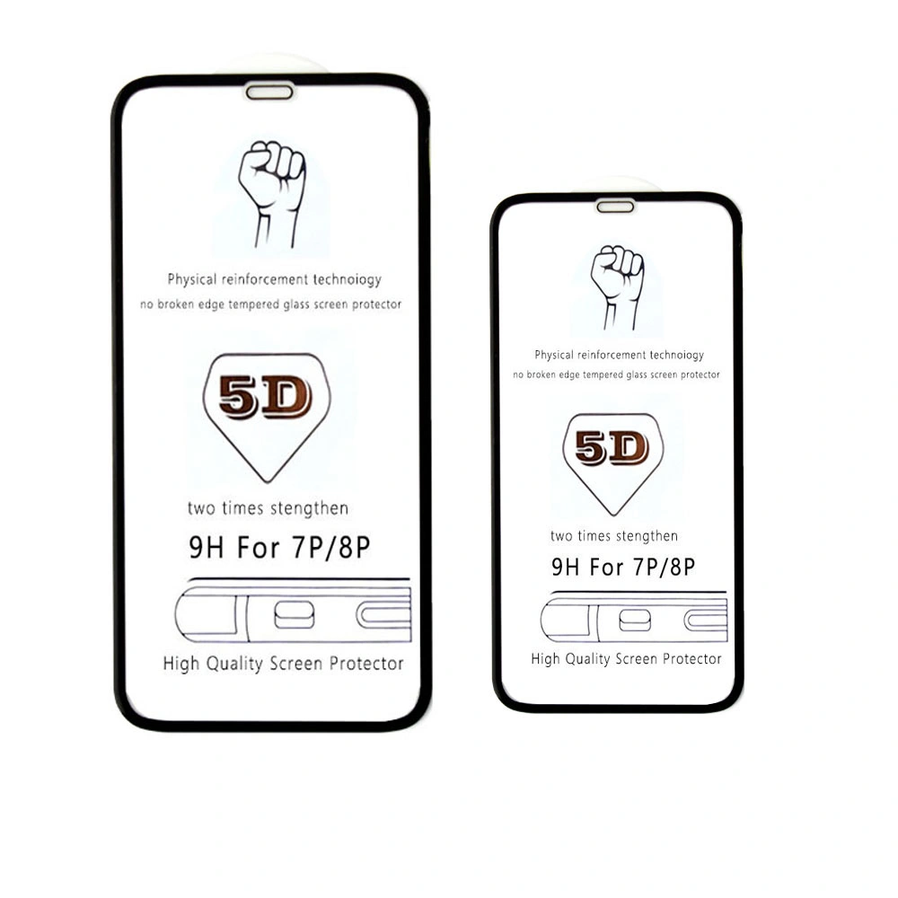 5D Tempered Glass Screen Protector Mobile Phone for iPhone 6~12 Series Guard