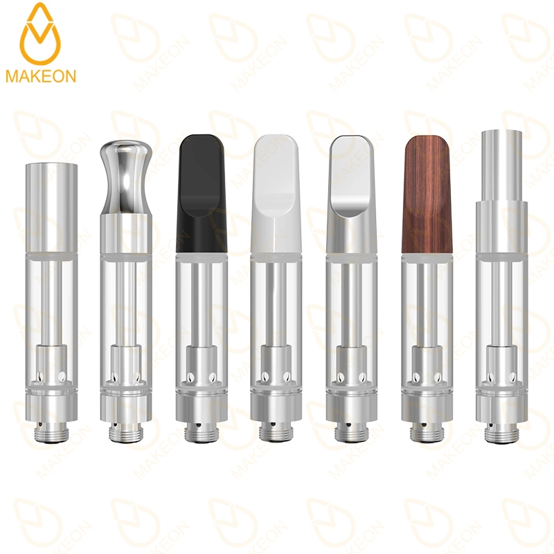 510 Ceramic Glass Cartridge M6t Ceramic Coil 1.0ml Carts OEM Custom Logo Packaging Ceramic Th2 Th205 Tank Thick Oil Vaporizer Atomizers