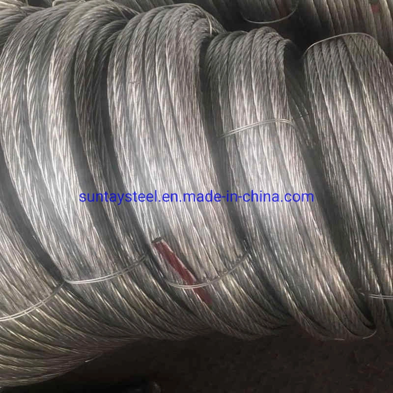 ISO9001 Cable de acero galvanizado suave para el blindaje del cable