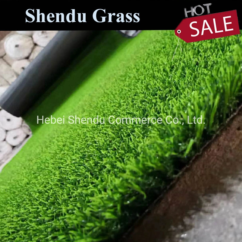 40mm Height 18900 Quality Olive Green Artificial Grass Lawn for Garden Decoration