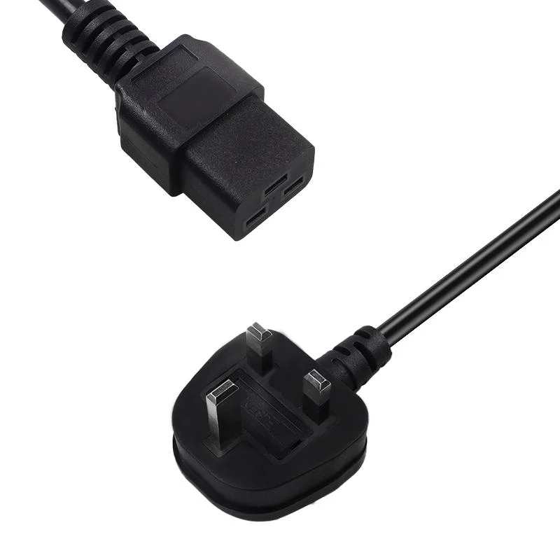 13A 250V British Power Cord BS1363 Fused Plug with H05VV-F 3X0.75mm2 Flexible Cable