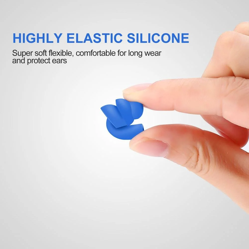 Swimming Silicone Earplugs Soundproof Molded Ear Plugs for Sleeping