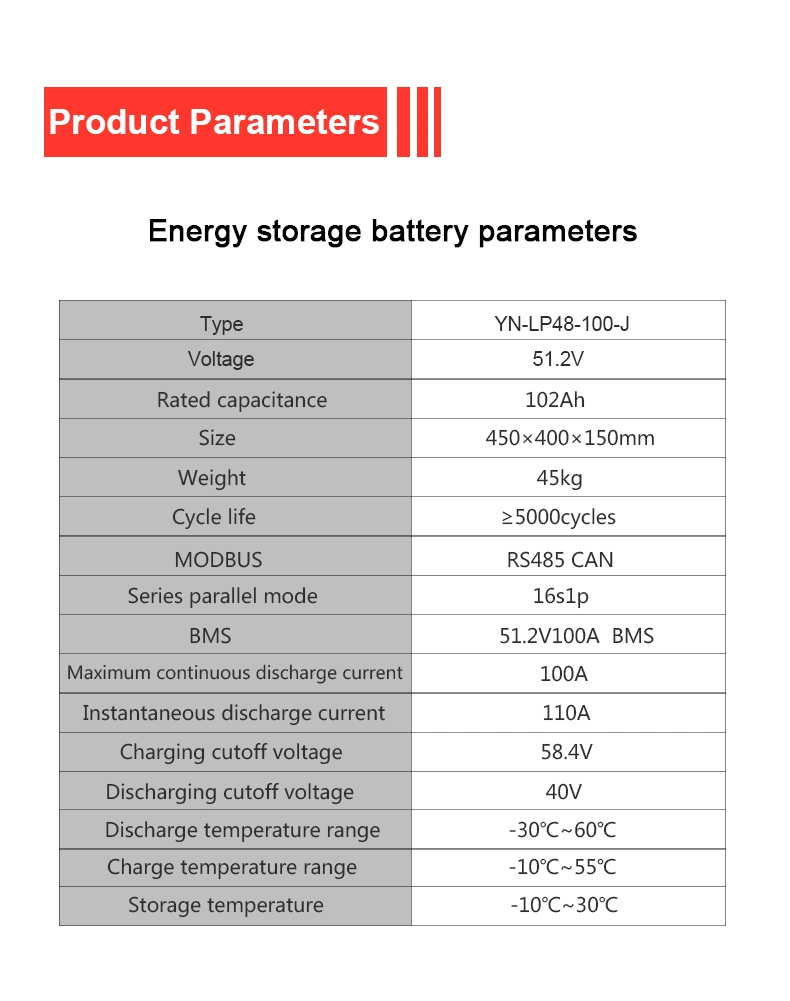 Hochwertige Zellen WiFi Power Wall 48V 100Ah 200Ah LiFePO4 Batterie