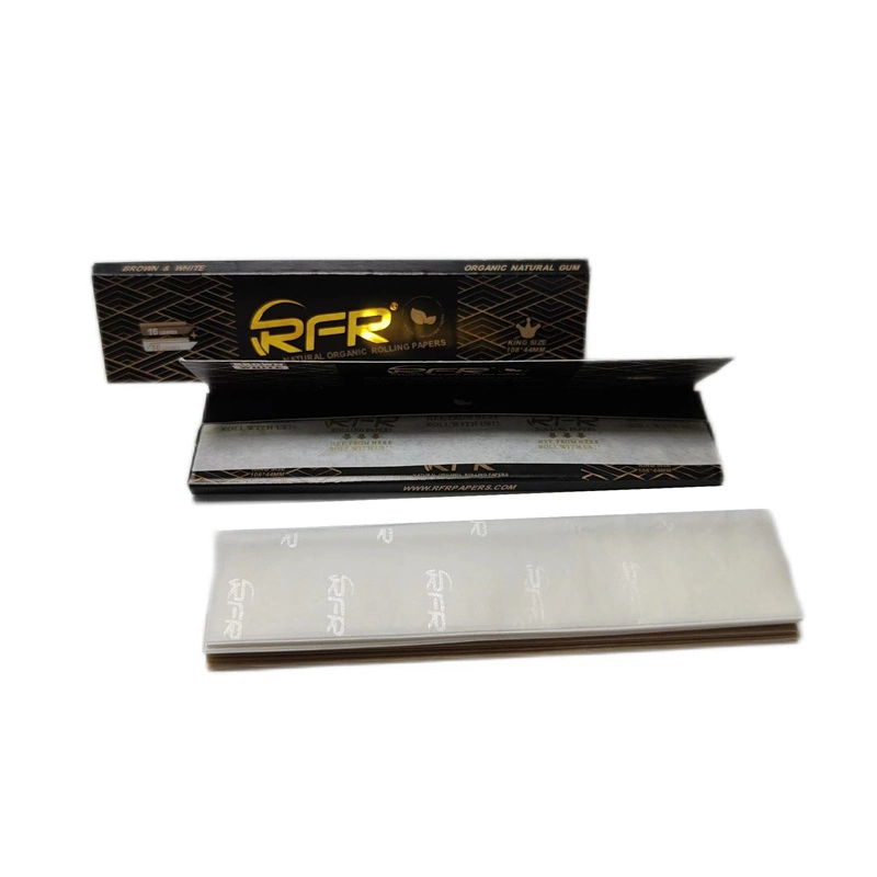 High quality/High cost performance  Low MOQ Original Rfr King Size Hot Stamping Black Smoking Rolling Papers