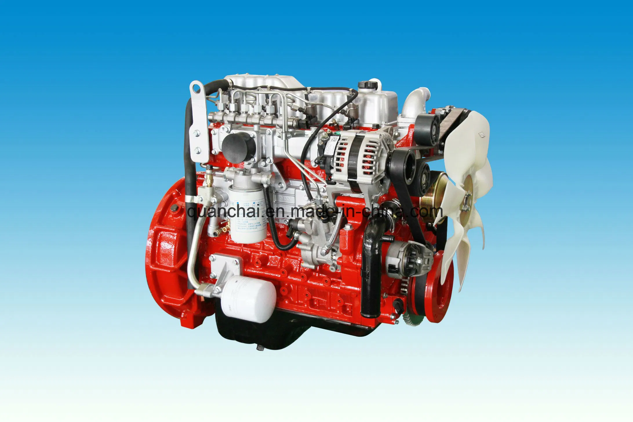 85kw 100kw 2800 RPM motor Diesel de Trubo cargada para automóvil