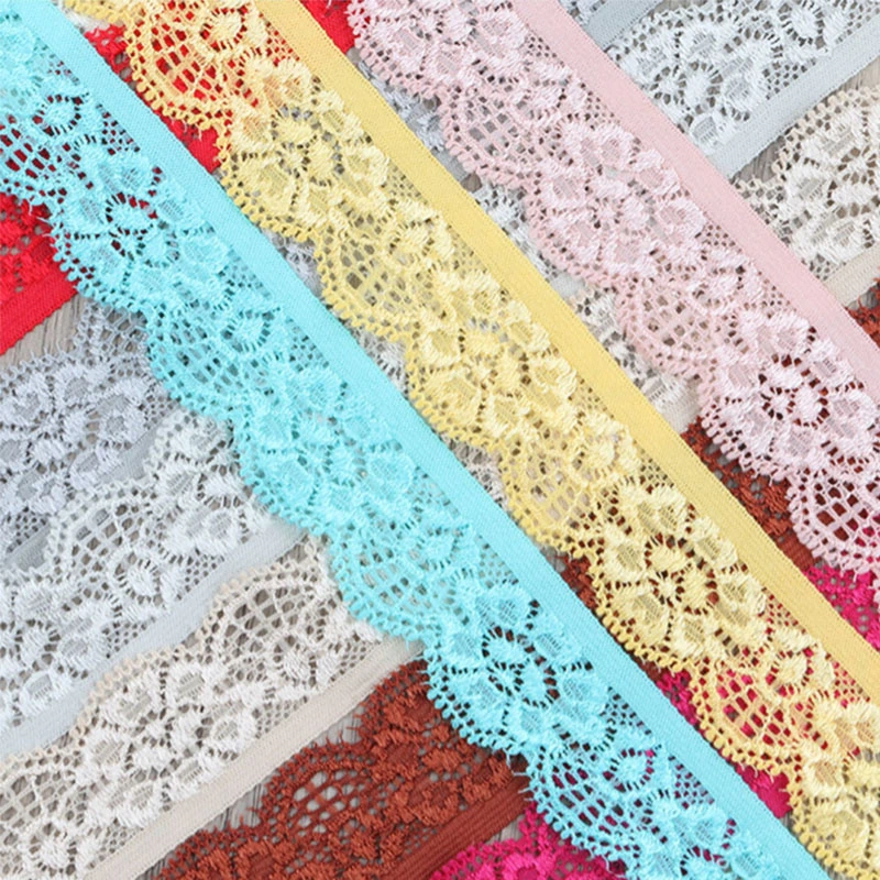 Lace Trim Supplier, Underwear and Lingerie Spandex Nylon Lace