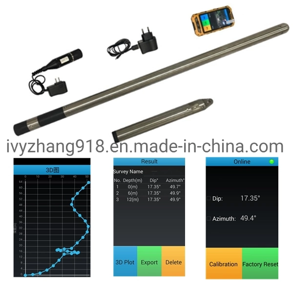 Borehole Drilling Orientation Tool Vertex Angle Azimuth Survey Tool North Seeking Gyro Survey Tools Magnetical Non Magnetical Borehole Survey Tool