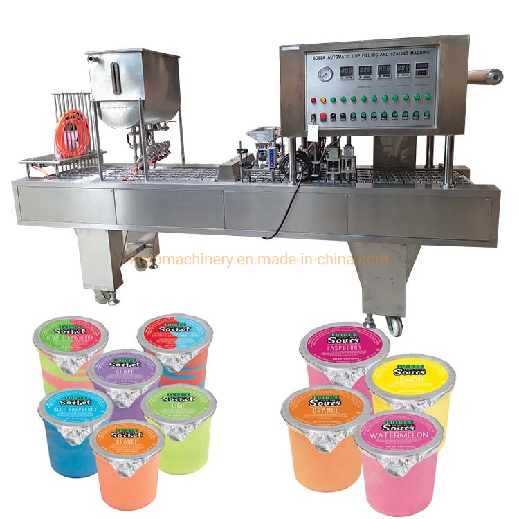 Automatic Water Juice Plastic Cup Forming Filling Sealing Machine