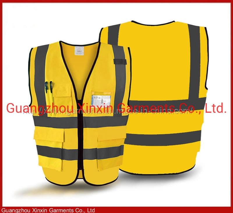 Factory Wholesale/Supplier 100% High Visibility Reflective Safety Clothing (W381)