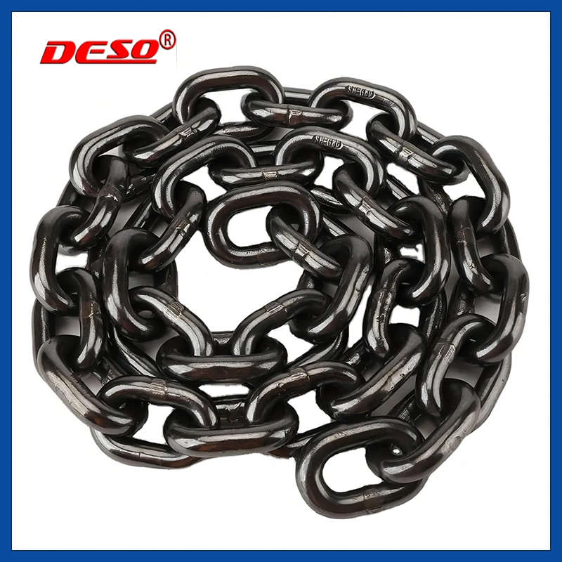 Rigging G70 G80 Carburized Alloy Steel Welded Lifting Anchor Chain