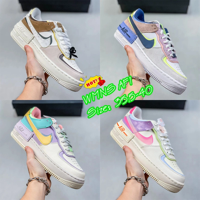 Wmns Af1 Unisex Cricket Shoes Ladies Elevator Shoes Men Athletic Sports Footwear