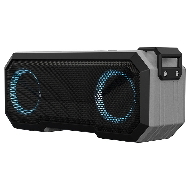 High quality/High cost performance  Ipx7 Colorful Double Speaker Bluetooth Speaker HiFi Speaker LED Outdoor Waterproof Bluetooth Speaker Subwoofer Speakers