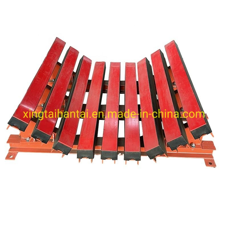 Coal Power Plant Flame Retardant Belt Conveyor Loading Point Material Impact Bed Mining Machinery Parts