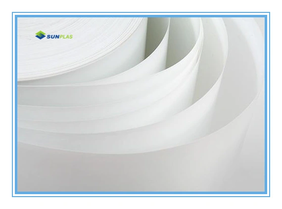 Hoja de plástico de PVC rígido para la impresión de punto de venta (POP) muestra