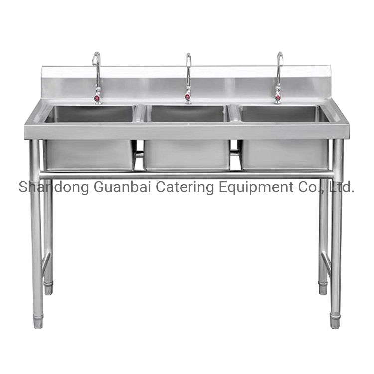 custom stainless steel sink industrial kitchen furniture