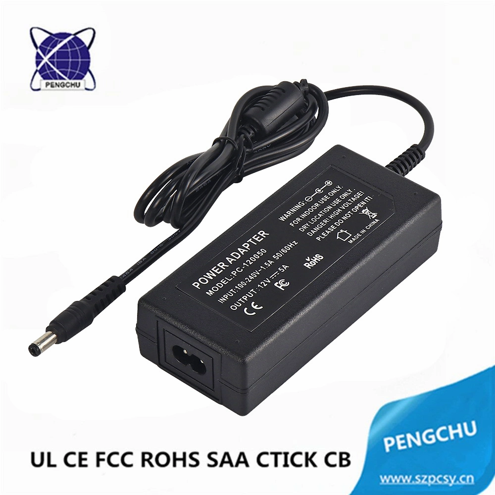 Precio de fábrica UL ETL CE FCC RoHS SAA CB listado 5V 12V 24V 36V 48V 1A 2A 3A 4A 5A 6A 10A transformador CA/CC/fuente de alimentación/adaptador de alimentación de conmutación para LED/LCD/CCTV