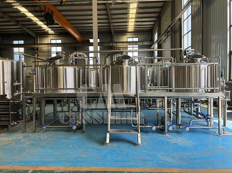 3 Vessels Stainless Steel 1000L Micro Craft Beer Brewing Equipment From Cassman