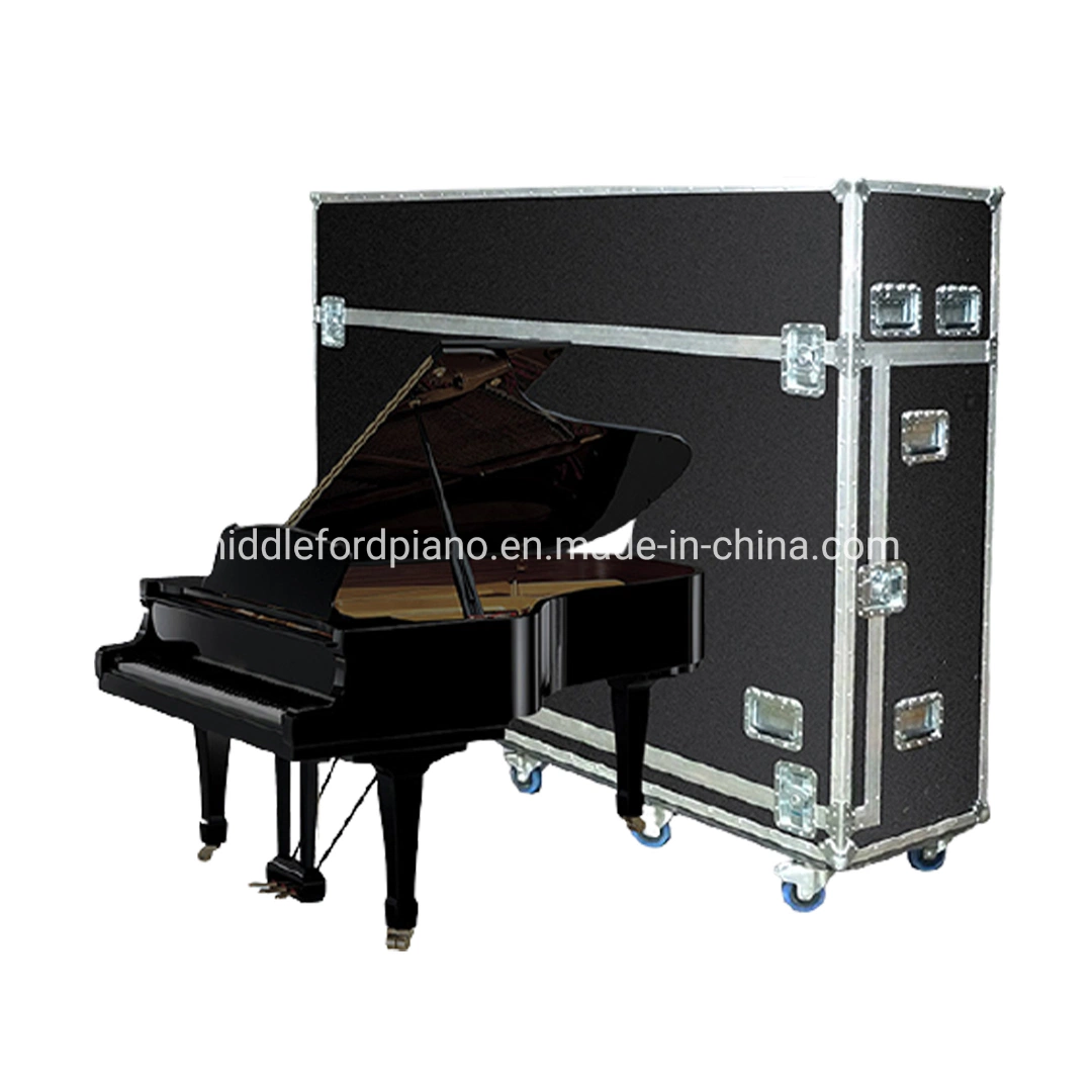 Aufrechte und Grand Piano Rolling Road feuerfeste Aluminium Flight Case