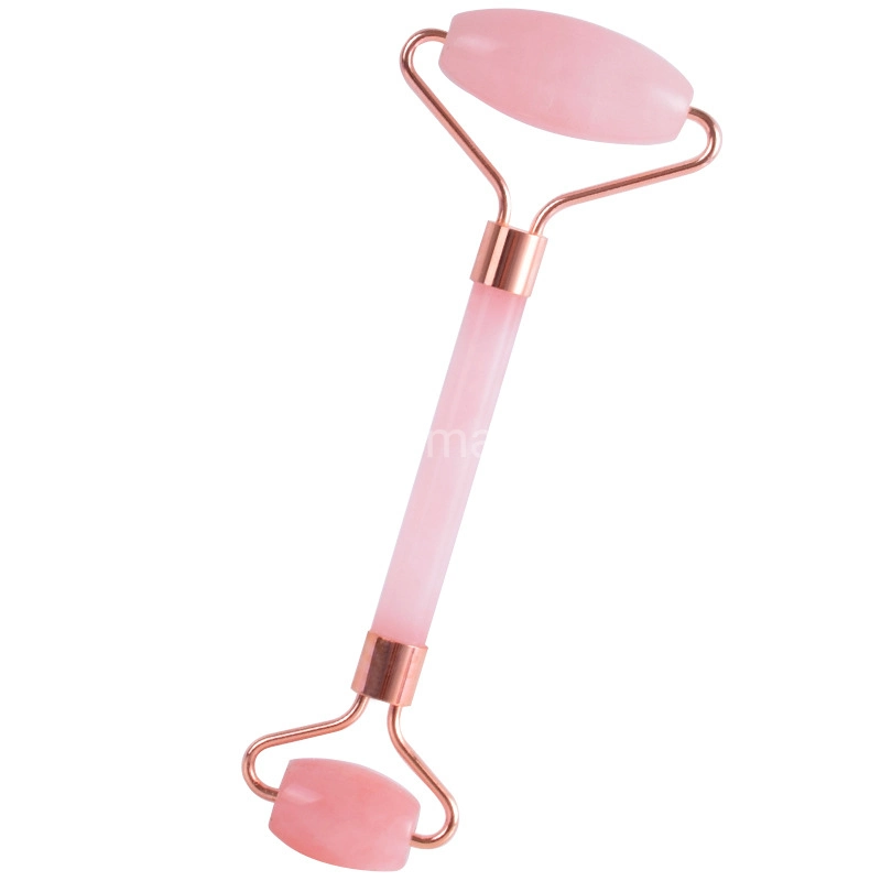 Massage Stein Gua Sha Rosa Rosenquarz Vibrierenden Jade Roller Für Gesicht