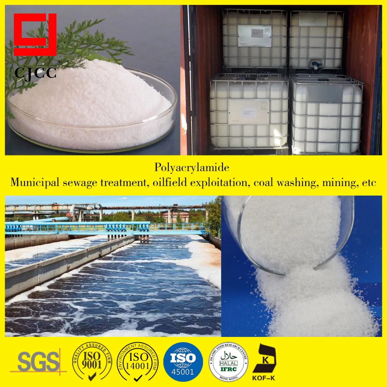 Fabrik Verkauf Polymer Flockungsmittel Wasseraufbereitung Ölherstellung Chemische Polyacrylamid Pulver
