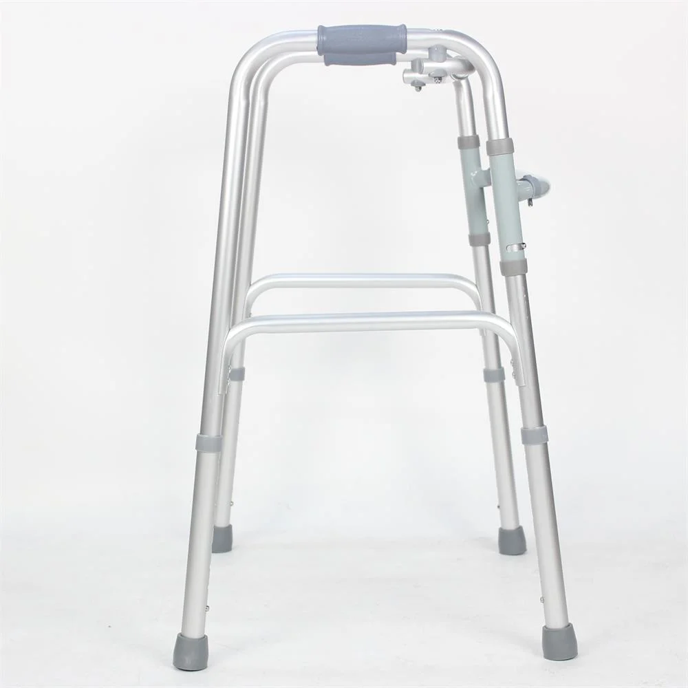 Fournitures de thérapie de réadaptation de pliage de cadre de marche en aluminium pour usage intensif Walker &amp; Rollator