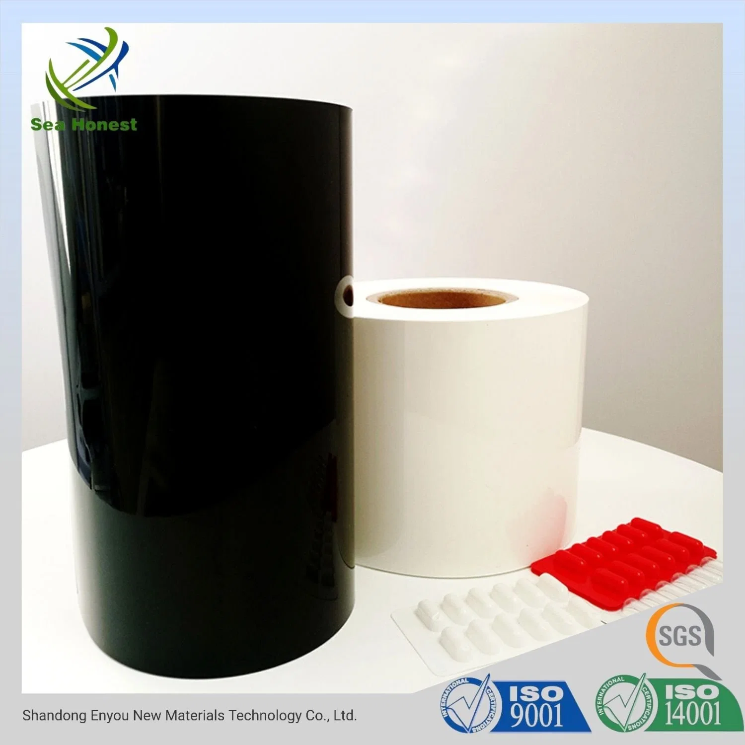 Opaque Black Matt Surface Rigid PVC Film for Blister