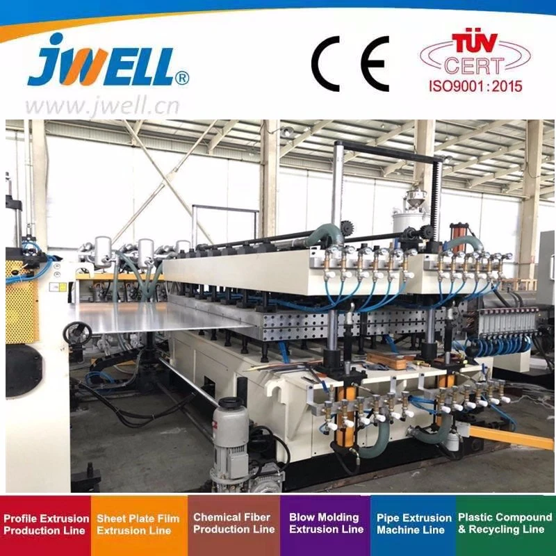 PC PP Flute Hollow Profile Sheet Board Extruder Production Line