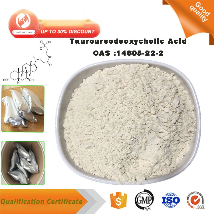 Hot Selling Health Supplement Tudca Tauroursodeoxycholic ácido polvo CAS 14605-22-2 Ácido Tauroursodesoxicólico