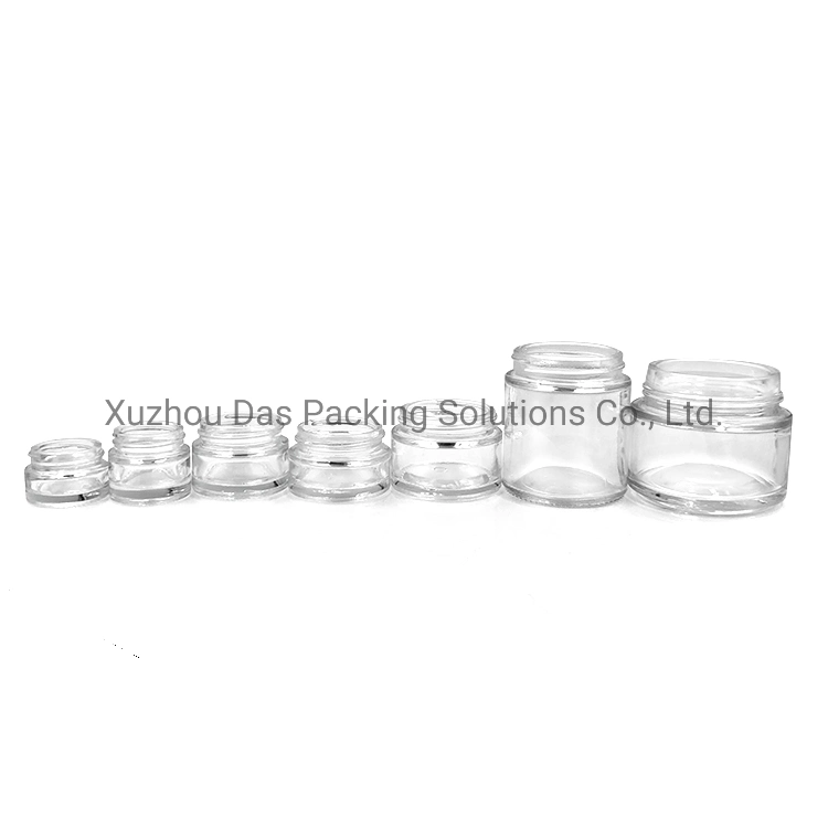 Various Sizes Gold Silver Cosmetic Cream Jar Sets 100g