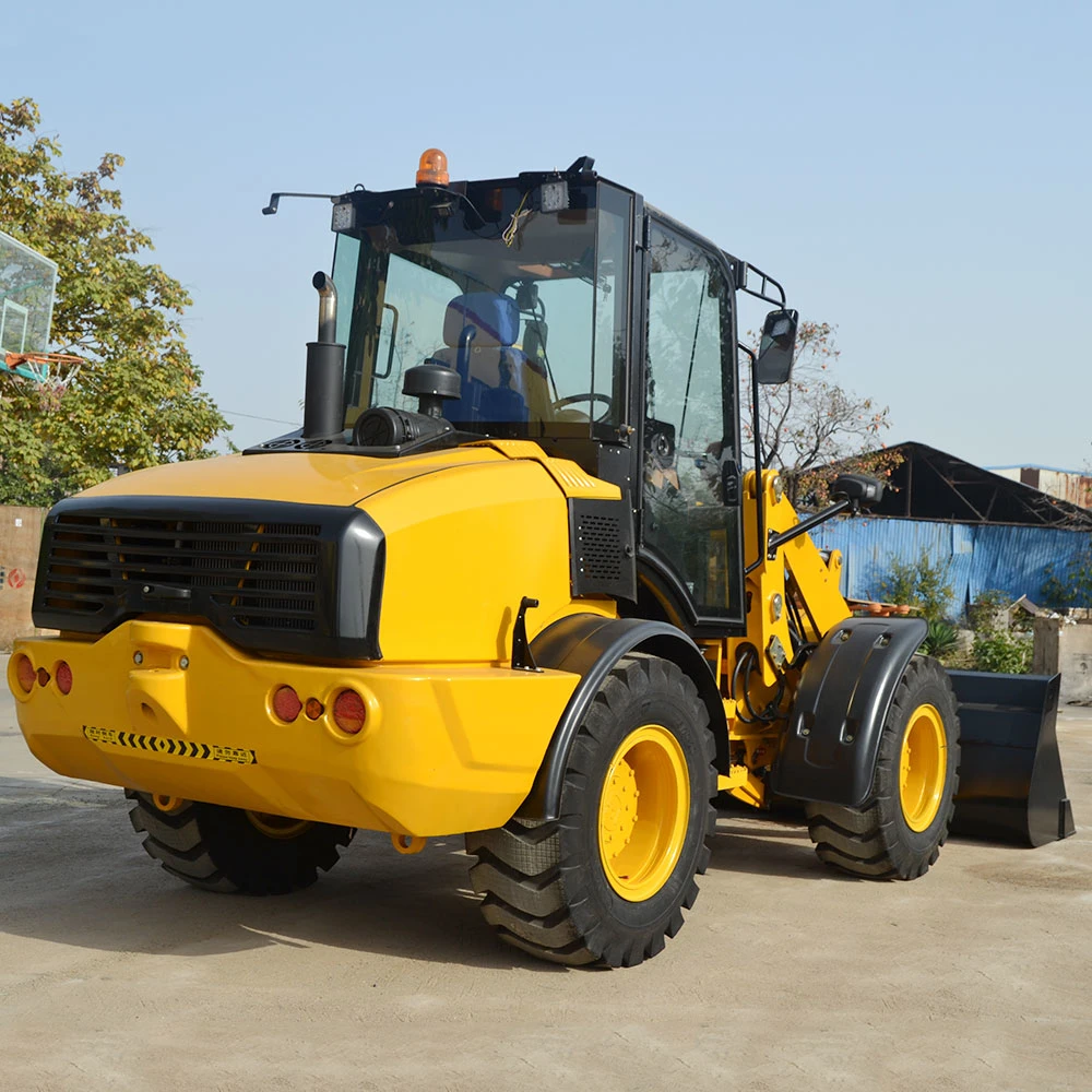 Engineering Construction Machinery Front End Wheel Mini Loader in Germany