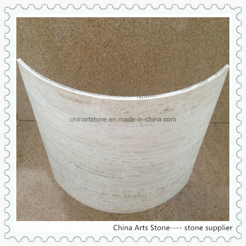 2-5mm Marble/Granite Arc Aluminum Honeycomb Composite Panel/ Tile for Column