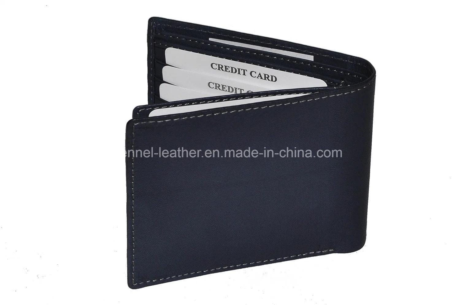 OEM Men&prime; S Genuine Leather Wallet Gift Set with Cardholder and Pen (EU4112)