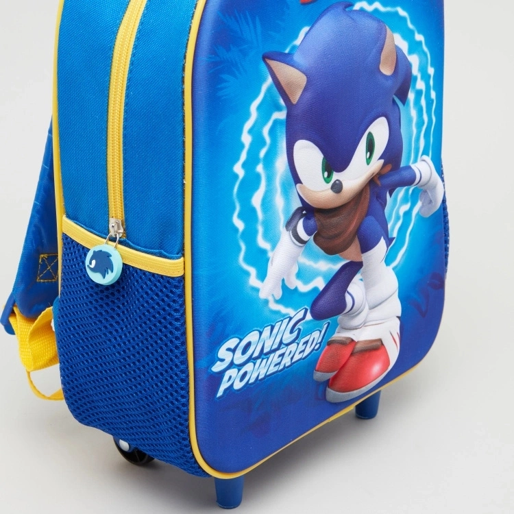 Cheap 3 Piece Cartoon Trolley School Backpack Set for Boys