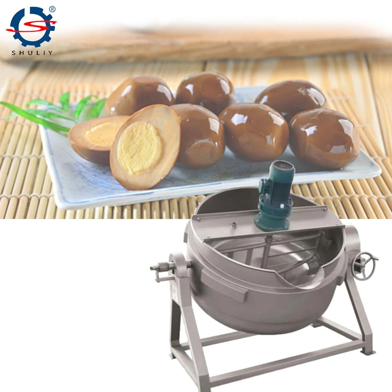 Factory Price 200L Jacketed Kettle Machine with Gas Heating Chicken Cooking Machine