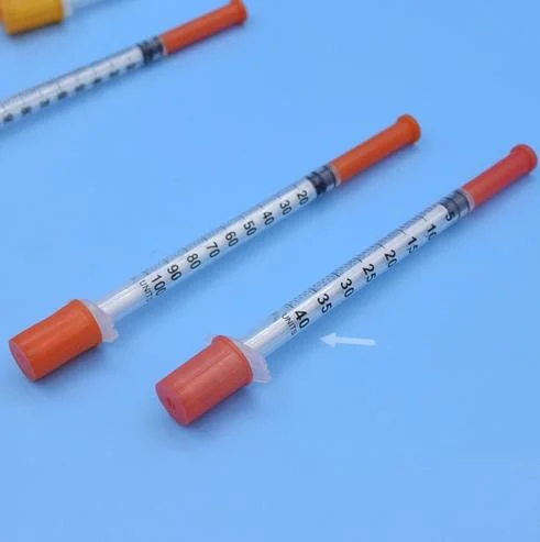 Insulin Syringe CE, ISO, FDA Certified Disposable Sterile 0.3ml 0.5ml 1ml Diabetes