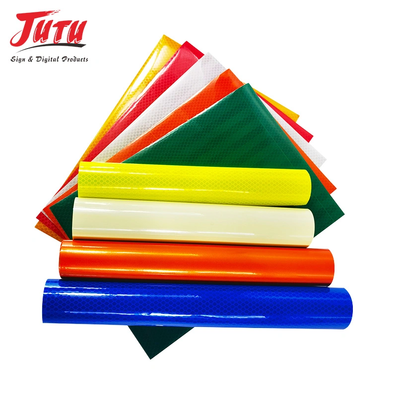 Jutu High quality/High cost performance  Intensity Acrylic, Pet, PVC Reflective Sheeting with Good Performance Wide-Angel