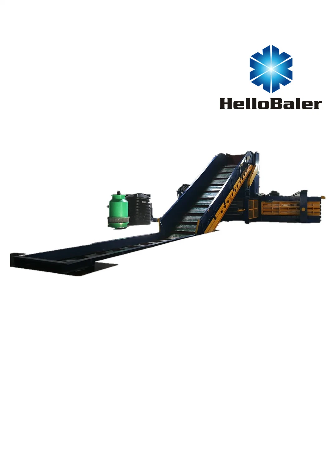 Automatic Hydraulic press of cardboard from Hello Baler