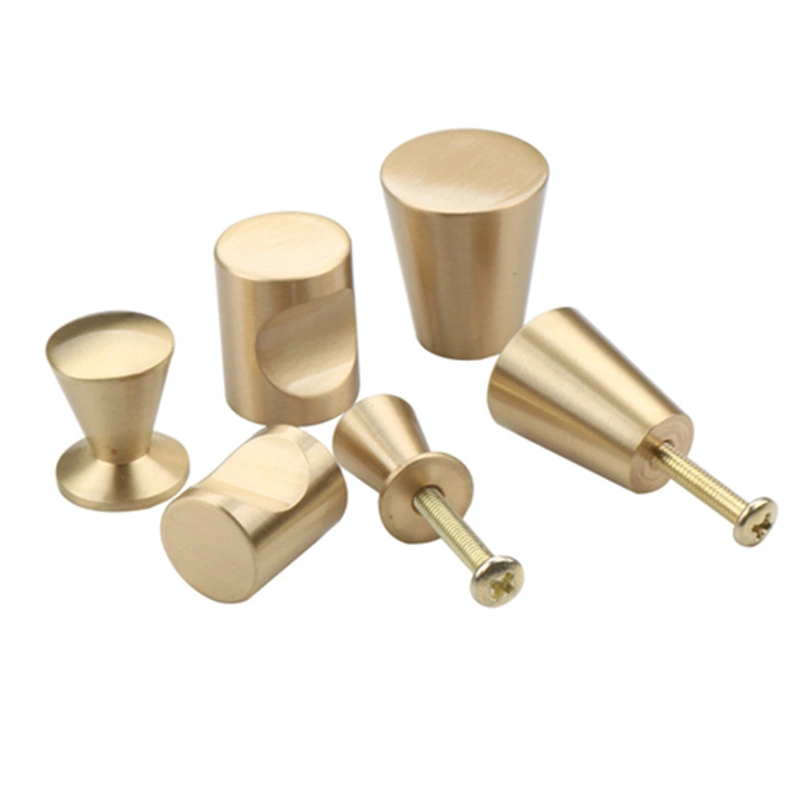 Brass Upholstered Bedroom Handles for Furniture Drawers and Cabinets