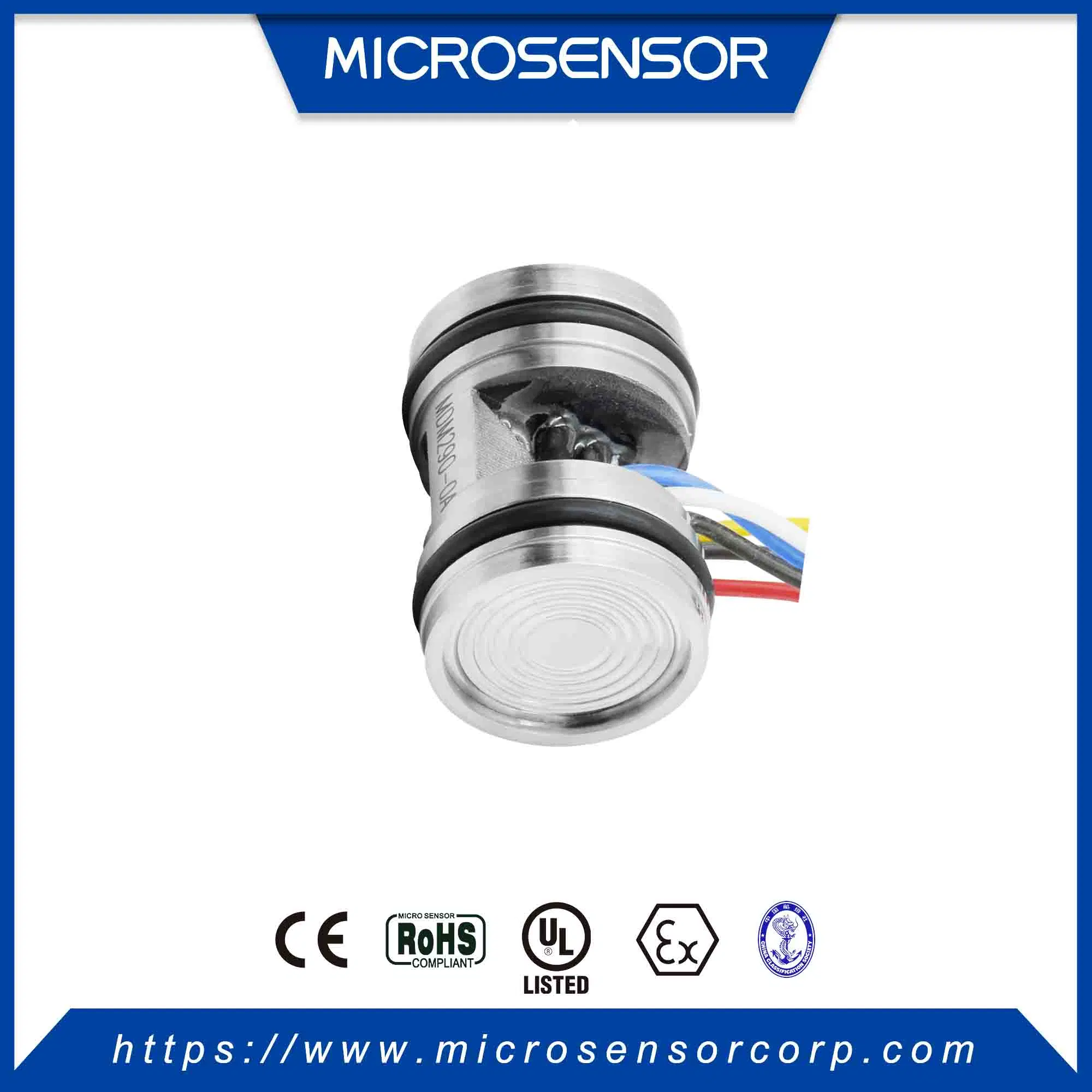 High Static Piezoresistive Stainless Steel Stable Piezoresistive Differential Pressure Sensor for Gas