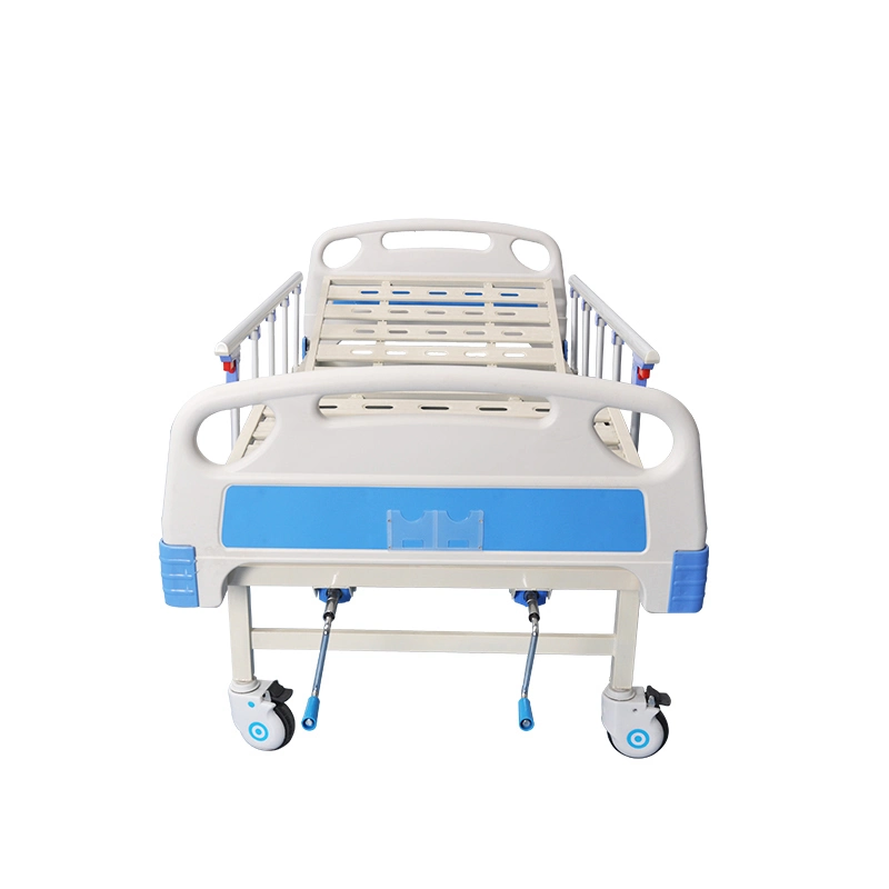 Medical Equipment Folding 2 Cranks Manual Hospital Bed Price Two Functions Patient Medical Bed with FDA