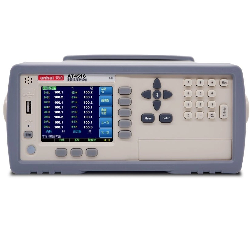 Temperature Thermometer with -200c-1300c Measurement Range Instrument Tester (AT4516)