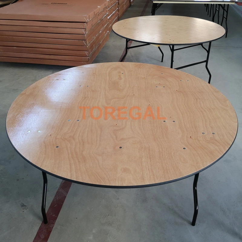 Wholesale/Supplier Outdoor Banquet Plywood Folding Dining Table Furniture